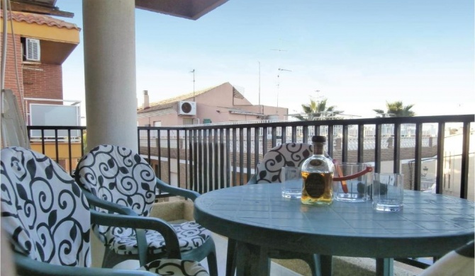 Amazing apartment in Los Alczares with 3 Bedrooms and WiFi