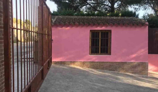 Casa de madera, en plena naturaleza