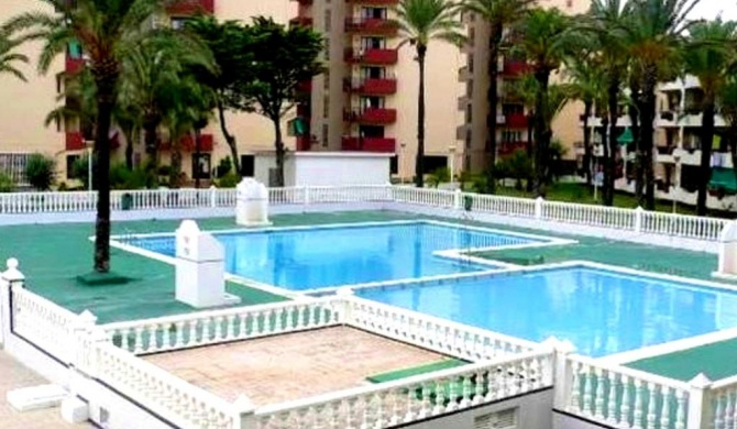 2 bedrooms appartement at San Javier 100 m away from the beach with sea view shared pool and furnished balcony