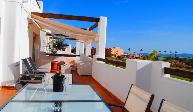 Penthouse Mar Menor Golf Resort - Stylish, Bright