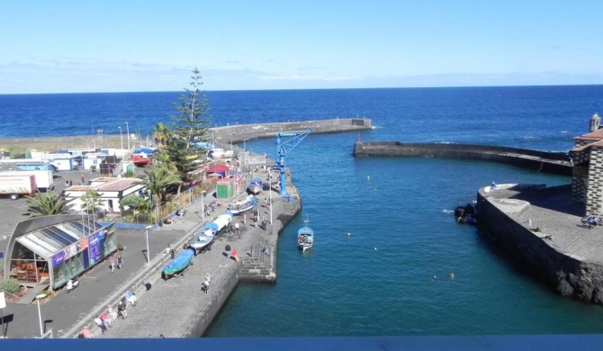 The fishing harbour Puerto de la Cruz