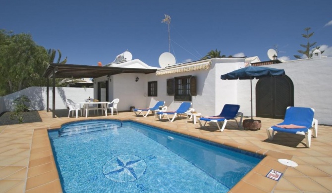 2 bedroom villa 'The Bungalow' with private heated pool.