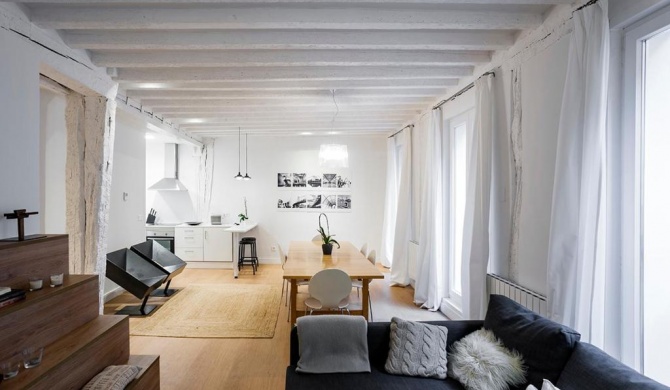 Apartamento minimalista en el corazón de Bilbao