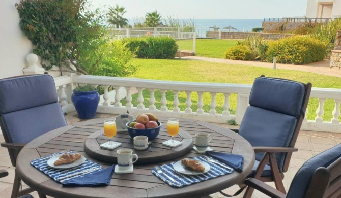 Casitamar frontline beach house rental Casares Costa near Estepona