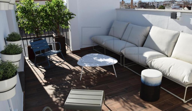 Apartamento con terraza centro Málaga