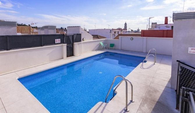 -MalagaSunApts- CityCentre Rooftop Pool